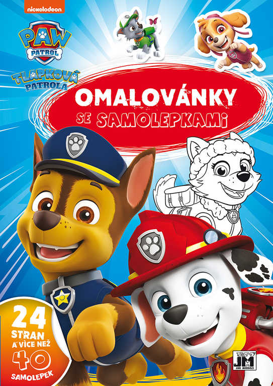 JIRI MODELS Omalovánky A4+ Tlapková Patrola (Paw Patrol)