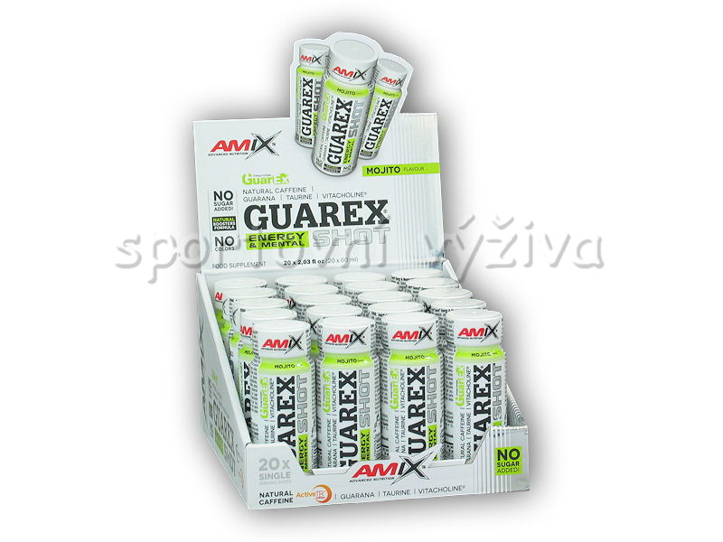 Guarex Energy and Mental Shot 20x60ml-mojito