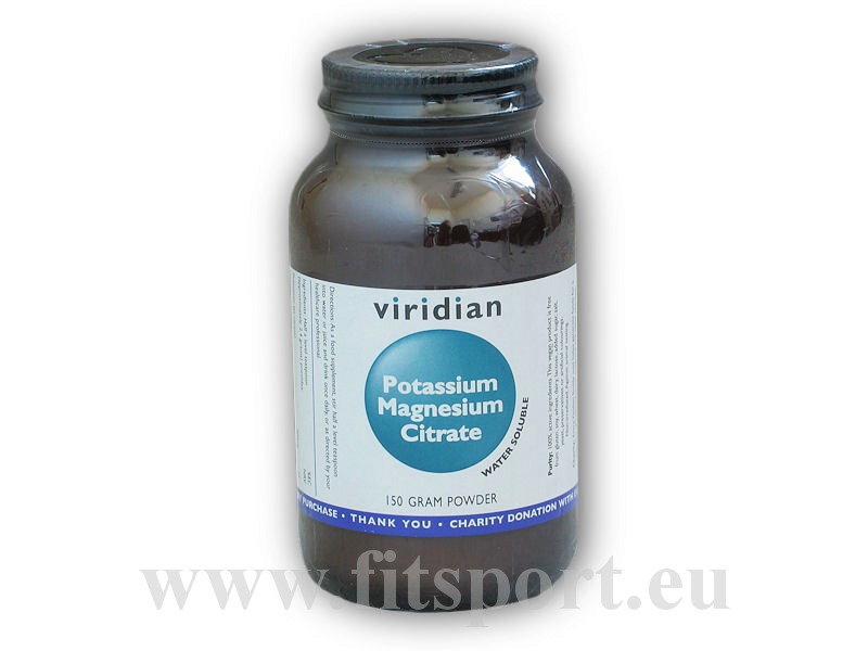 Viridian Potassium Magnesium Citrate 150g