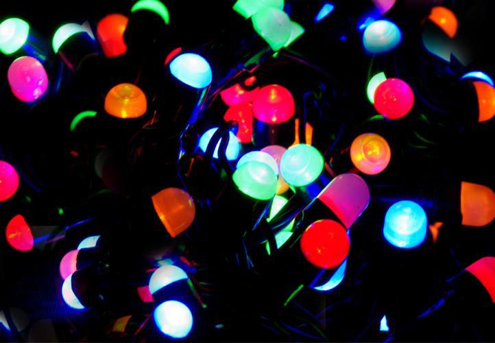 Vánoční LED osvětlení 10 m - barevné, 100 MAXI LED diod