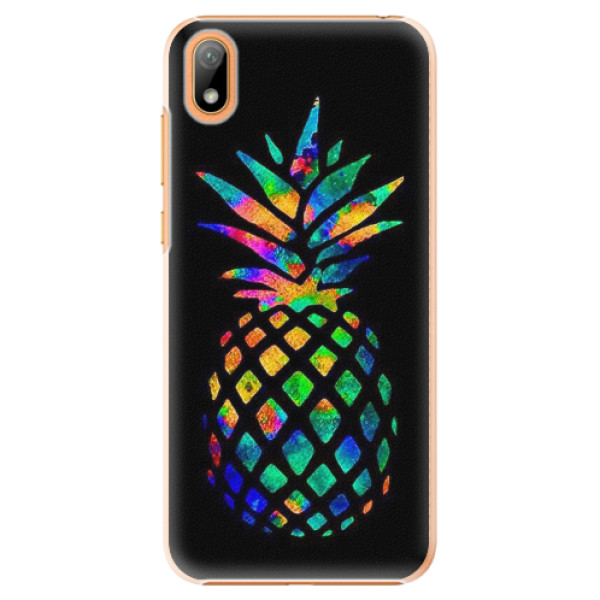 Plastové pouzdro iSaprio - Rainbow Pineapple - Huawei Y5 2019
