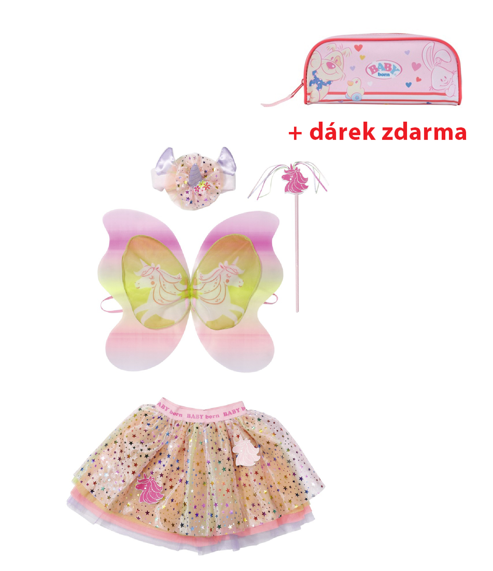 BABY born Oblečení "Jednorožec" pro panenku i pro holčičku