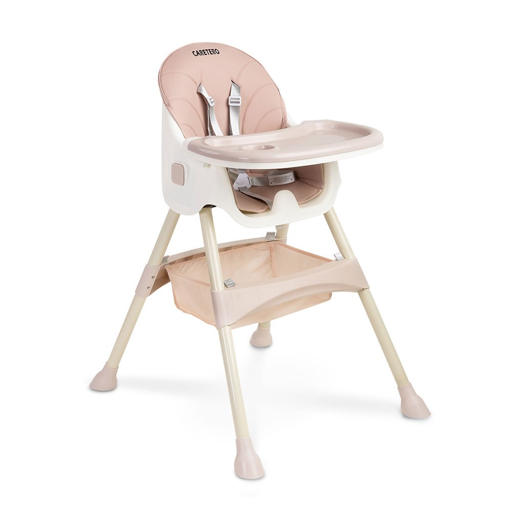 Jídelní židlička 2v1 CARETERO Bill - pink - růžová