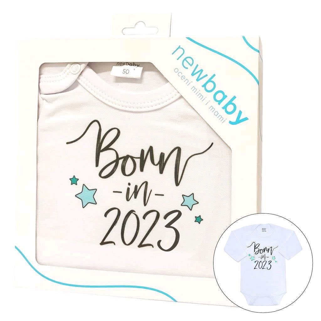 Body s potiskem New Baby Born in 2023 - dárkové balení