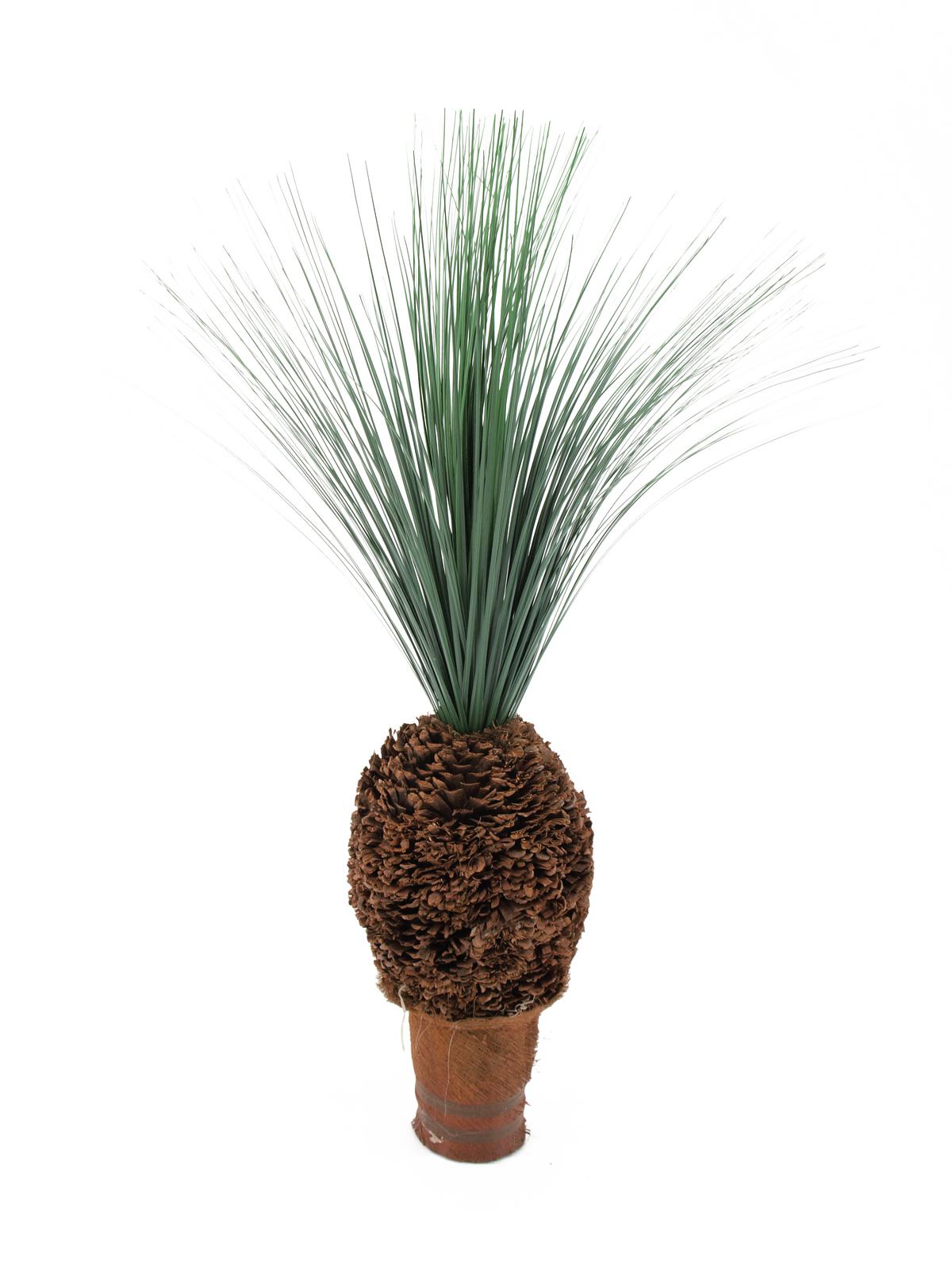 Trávová palma s roztřepeným kmenem, 90 cm