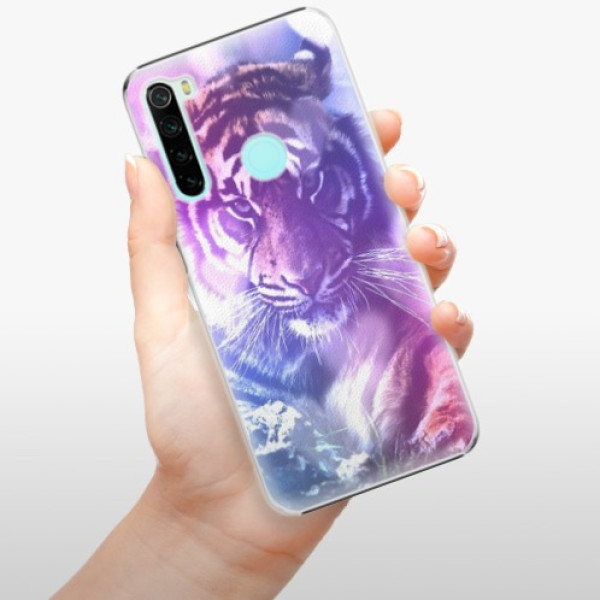 Plastové pouzdro iSaprio - Purple Tiger - Xiaomi Redmi Note 8