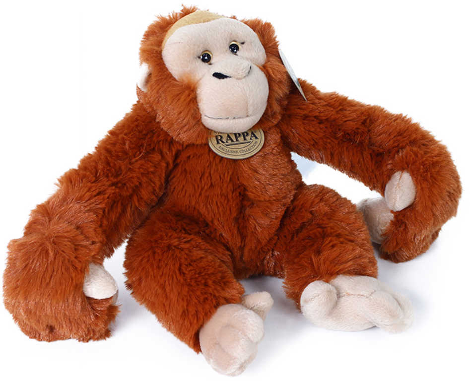 PLYŠ Orangutan závěsný 20cm dlouhé ruce Eco-Friendly *PLYŠOVÉ HRAČKY*