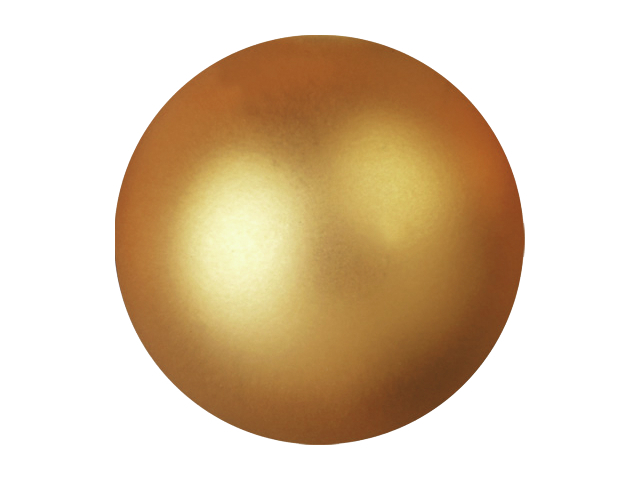 Vánoční dekorační ozdoby, 3,5 cm, zlatá metalíza, 48 ks