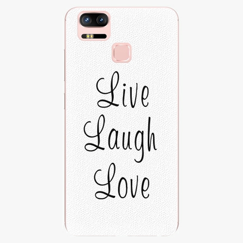 Plastový kryt iSaprio - Live Laugh Love - Asus ZenFone 3 Zoom ZE553KL