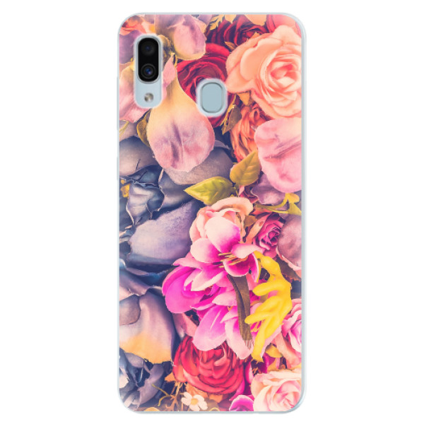Silikonové pouzdro iSaprio - Beauty Flowers - Samsung Galaxy A30