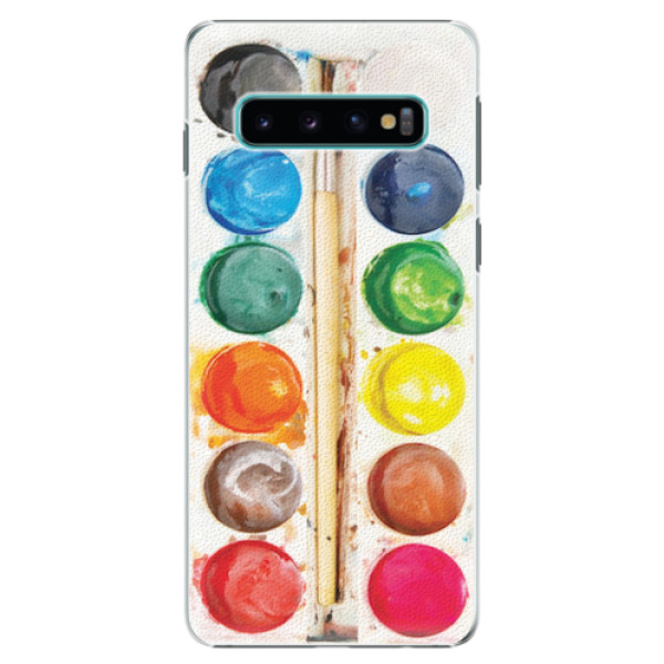 Plastové pouzdro iSaprio - Watercolors - Samsung Galaxy S10
