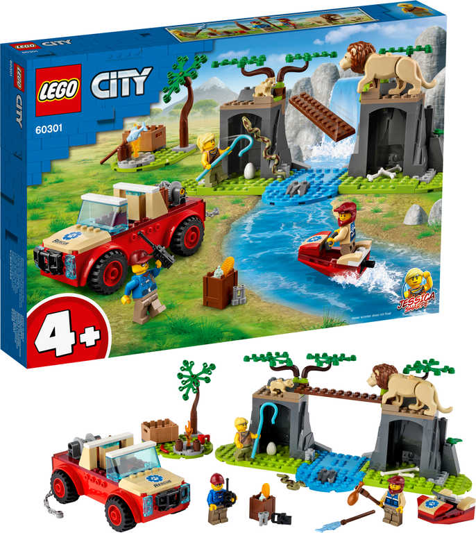 LEGO CITY Záchranářský teréňák do divočiny 60301 STAVEBNICE