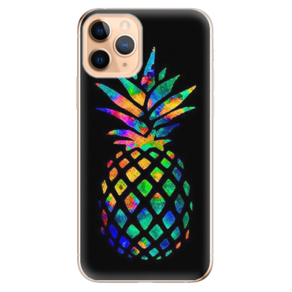 Odolné silikonové pouzdro iSaprio - Rainbow Pineapple - iPhone 11 Pro