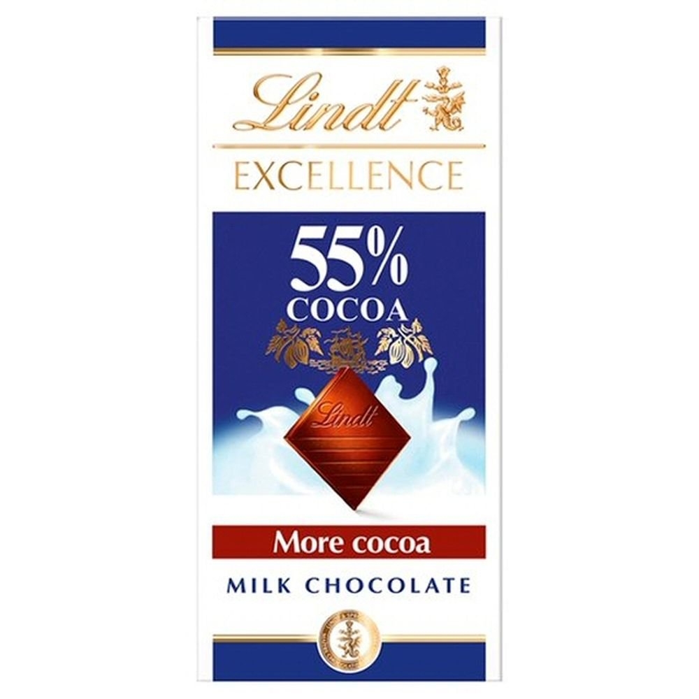 Lindt Excellence Mléčná čokoláda 55% 80g
