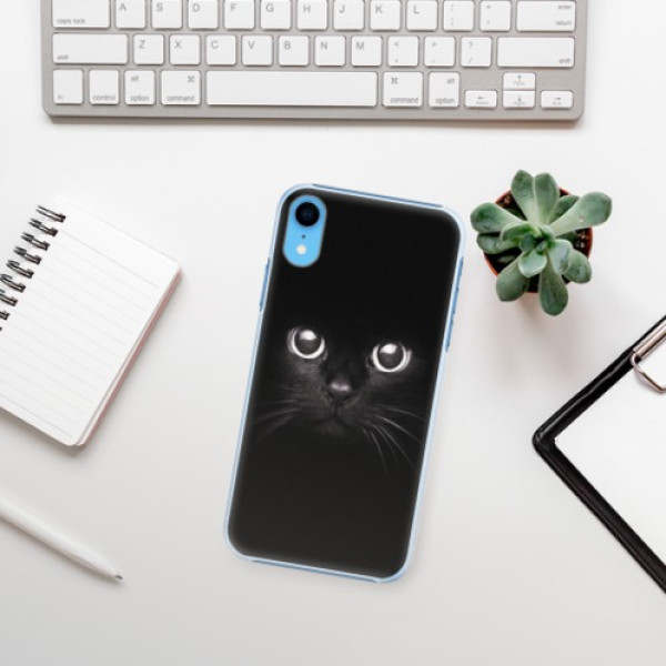 Plastové pouzdro iSaprio - Black Cat - iPhone XR