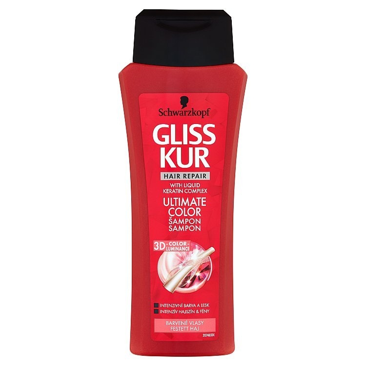 Gliss Kur Ultimate Color regenerační šampon 250 ml