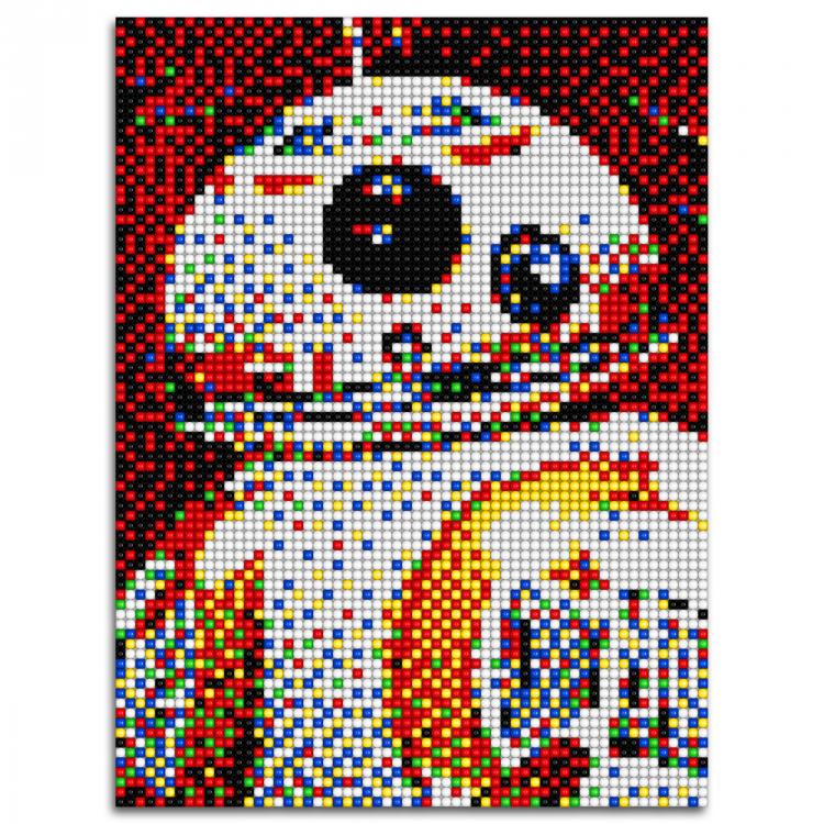 Quercetti 00844 Pixel Art 4 Star Wars BB-8