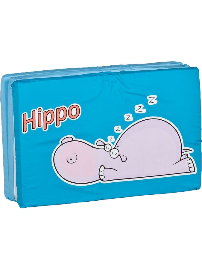 Skládací matrace do postýlky CARETERO - Hippo - modrá