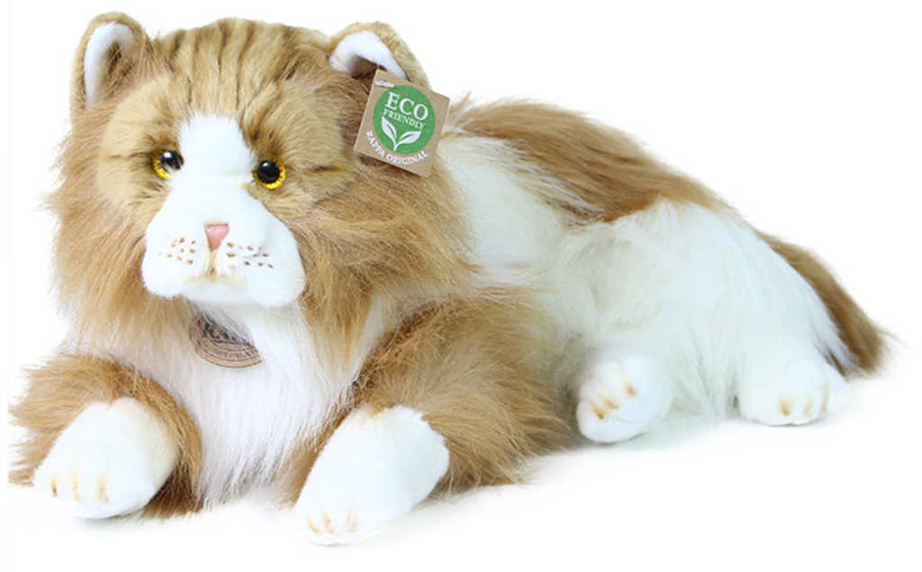 PLYŠ Kočka perská ležící 35cm Eco-Friendly *PLYŠOVÉ HRAČKY*