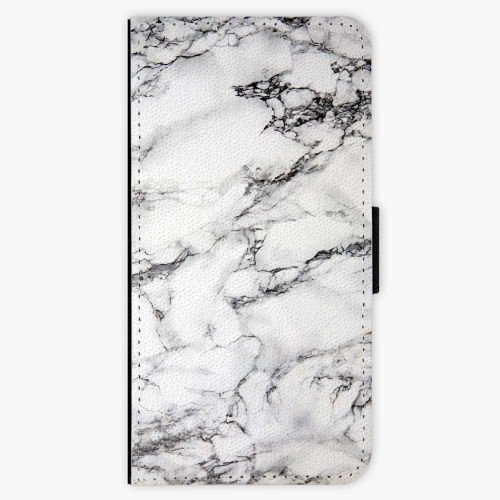 Flipové pouzdro iSaprio - White Marble 01 - iPhone 6 Plus/6S Plus