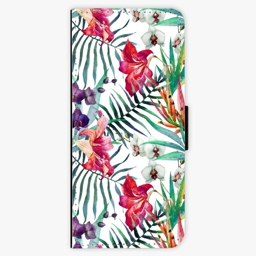 Flipové pouzdro iSaprio - Flower Pattern 03 - Samsung Galaxy J3