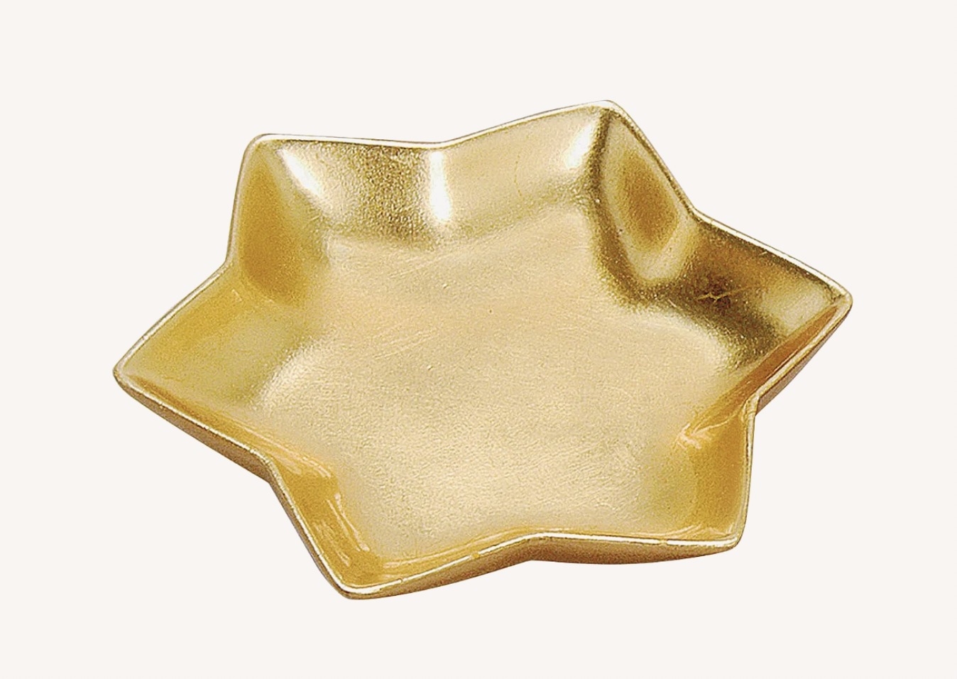 Dekorační talířek - zlatá hvězda