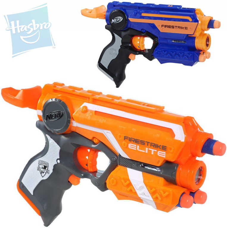 HASBRO NERF Elite Pistole N-Strike s laserovým zaměřovačem + 3 šipky 2 barvy