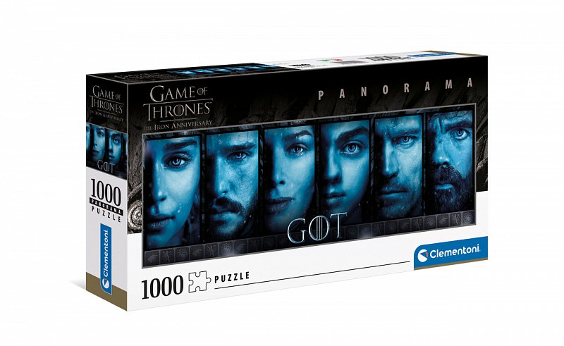 Clementoni Puzzles - Puzzle 1000 dílků Panorama - Game of Thrones