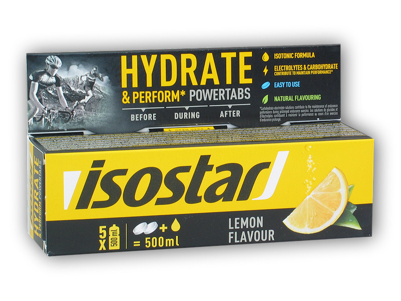 Isostar Power Tabs 10 tablet akce-brusinka