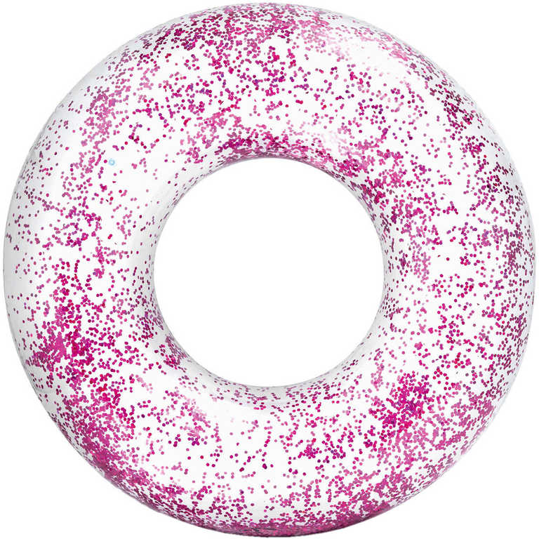 INTEX Kruh Glitter nafukovací flitrový 119cm plavací kolo do vody 2 barvy 56274