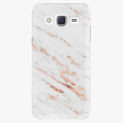 Plastový kryt iSaprio - Rose Gold Marble - Samsung Galaxy Core Prime