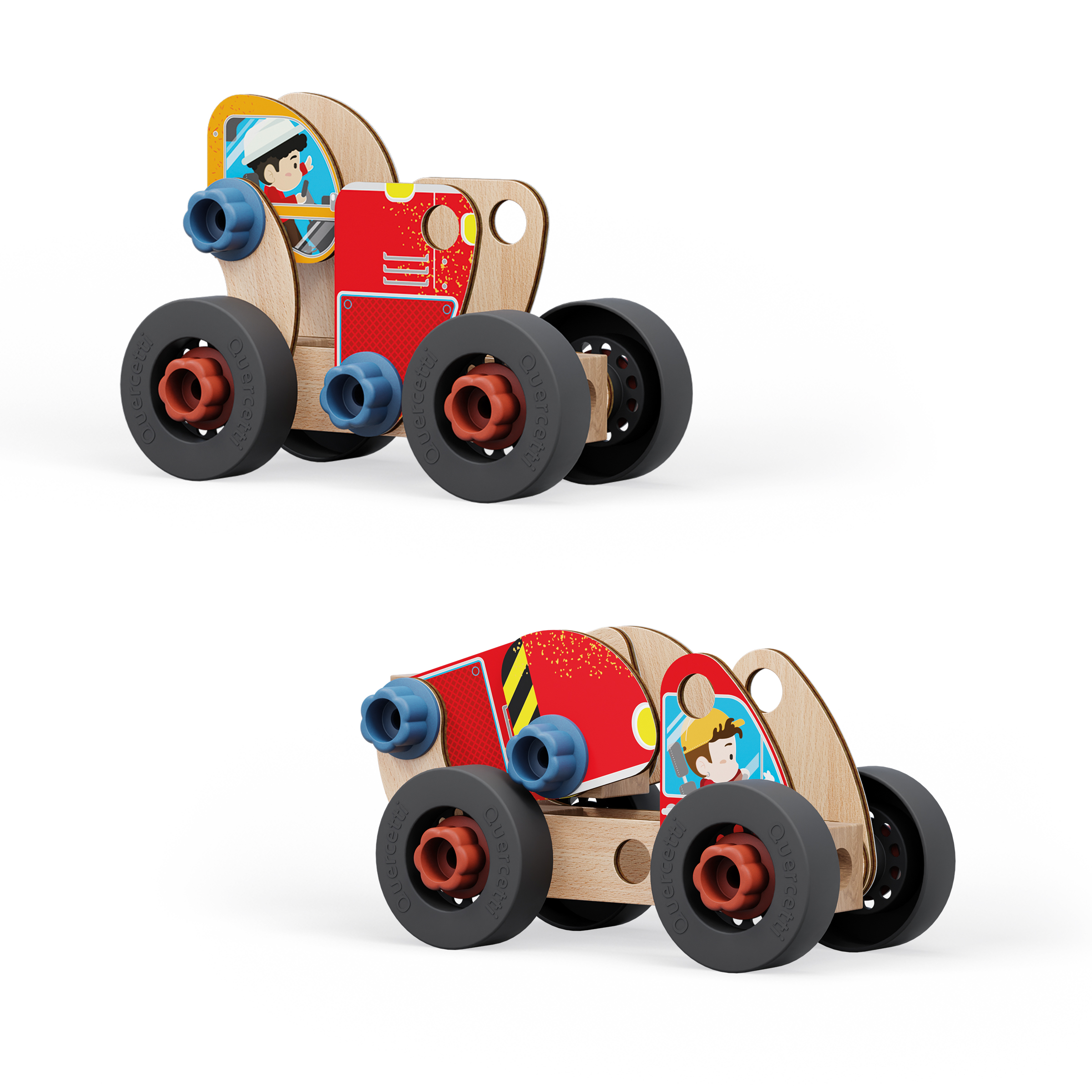Quercetti 80730 PlayBio - Wood Vehicle