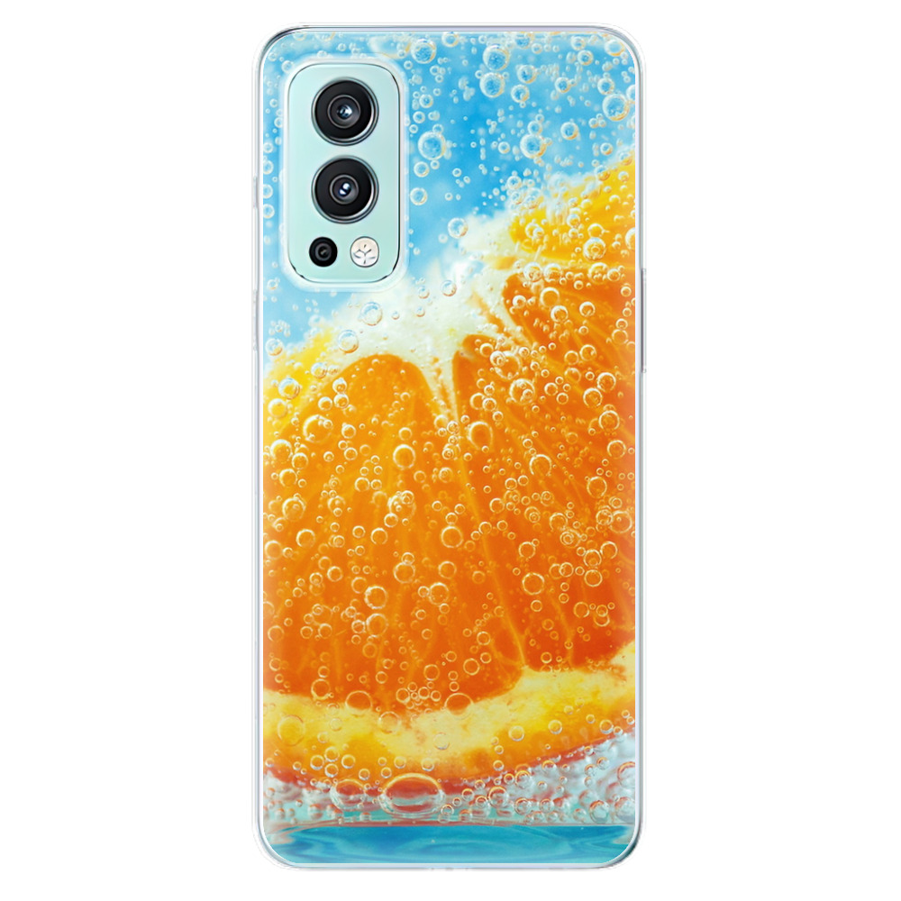 Odolné silikonové pouzdro iSaprio - Orange Water - OnePlus Nord 2 5G
