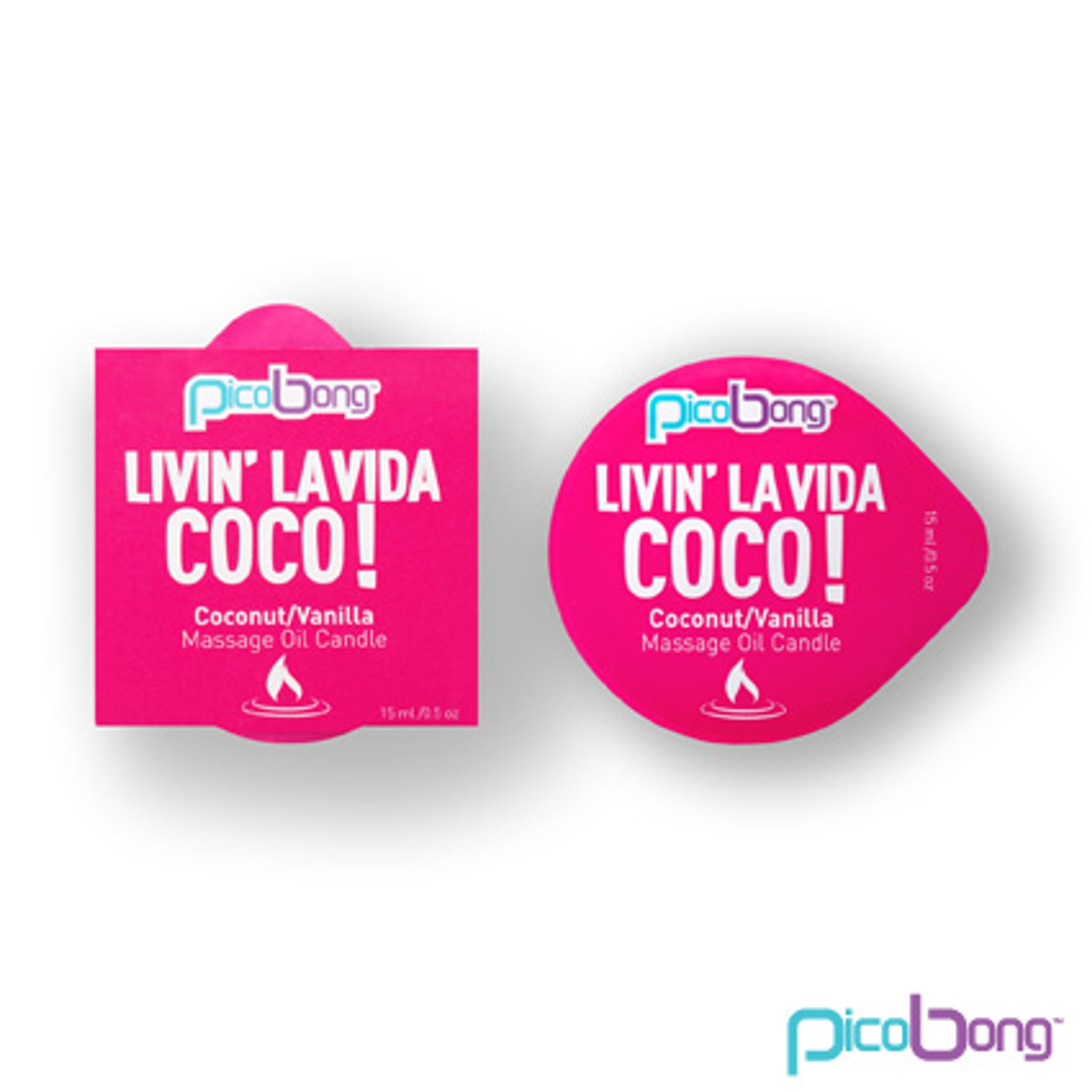 Masážní svíčka PicoBong - kokos/vanilka