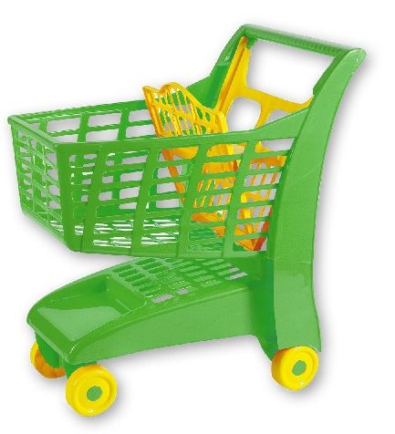 Androni Nákupní vozík se sedátkem - zelený