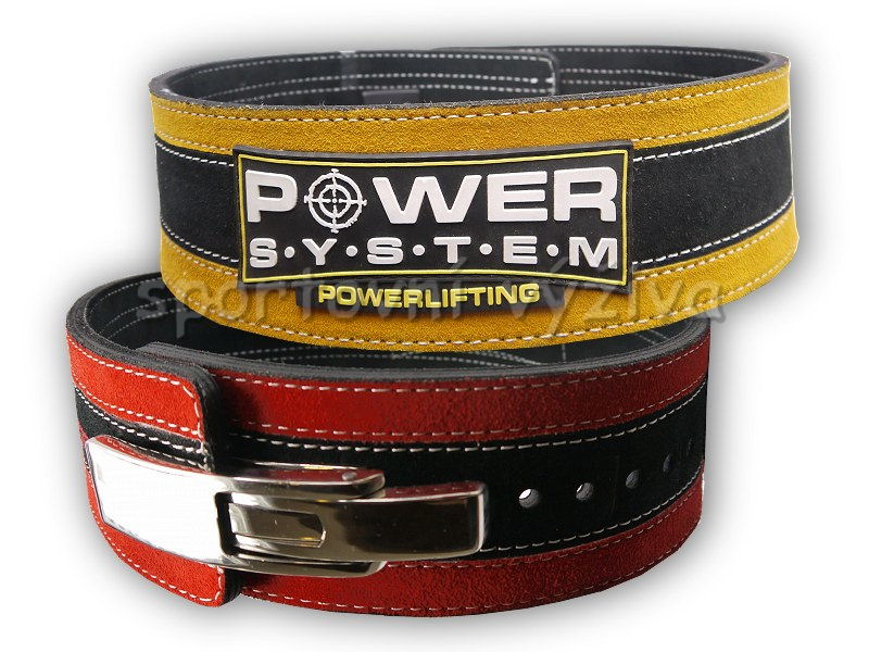 PowerSystem opasek STRONGLIFT - powerlifting-red-l-xl-90-110cm