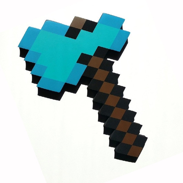 Minecraft sekyra - modrá