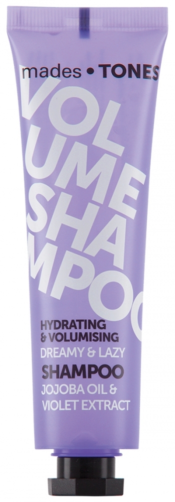 Mades Hydratační šampón pro větší objem - Jojoba & Violet, 65ml