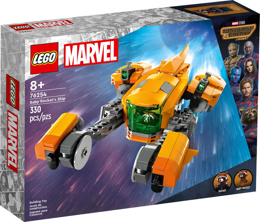 LEGO MARVEL Vesmírná loď malého Rocketa 76254 STAVEBNICE