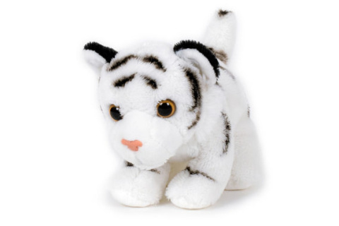 Plyš Tygr bílý 13 cm