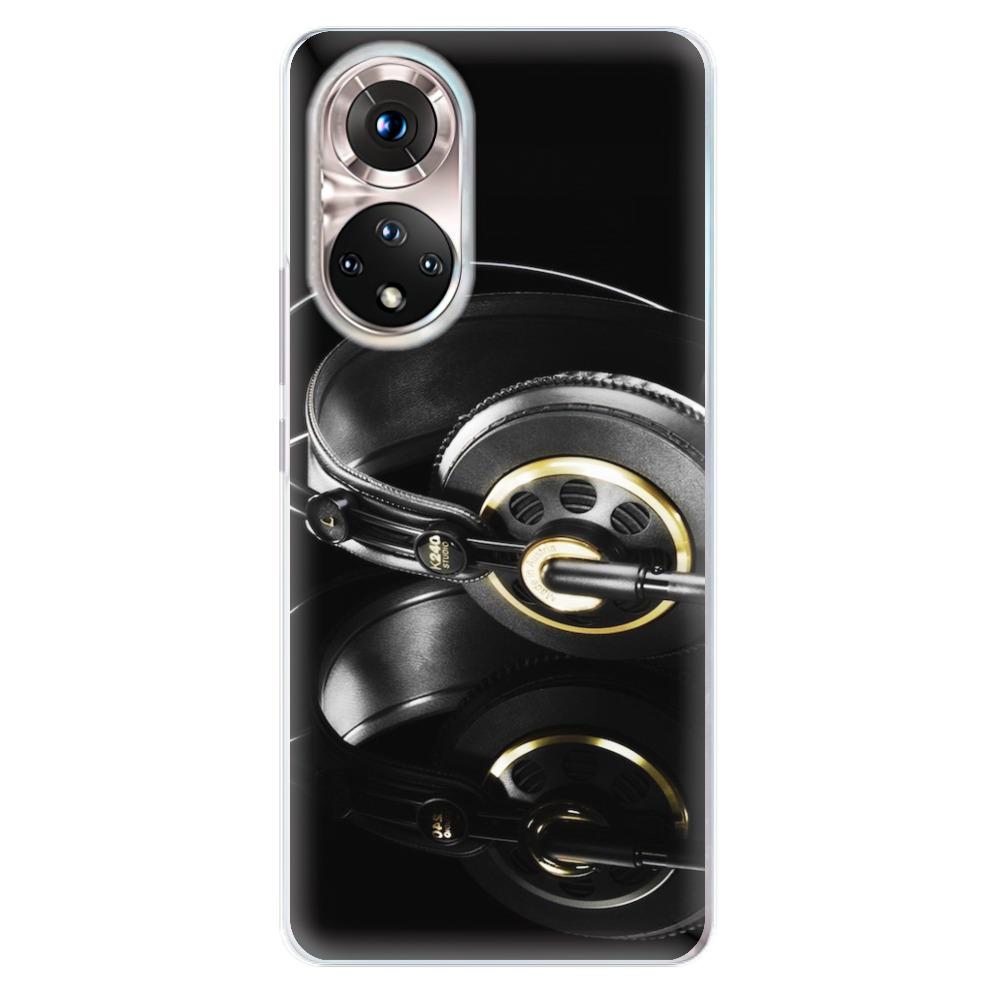 Odolné silikonové pouzdro iSaprio - Headphones 02 - Honor 50