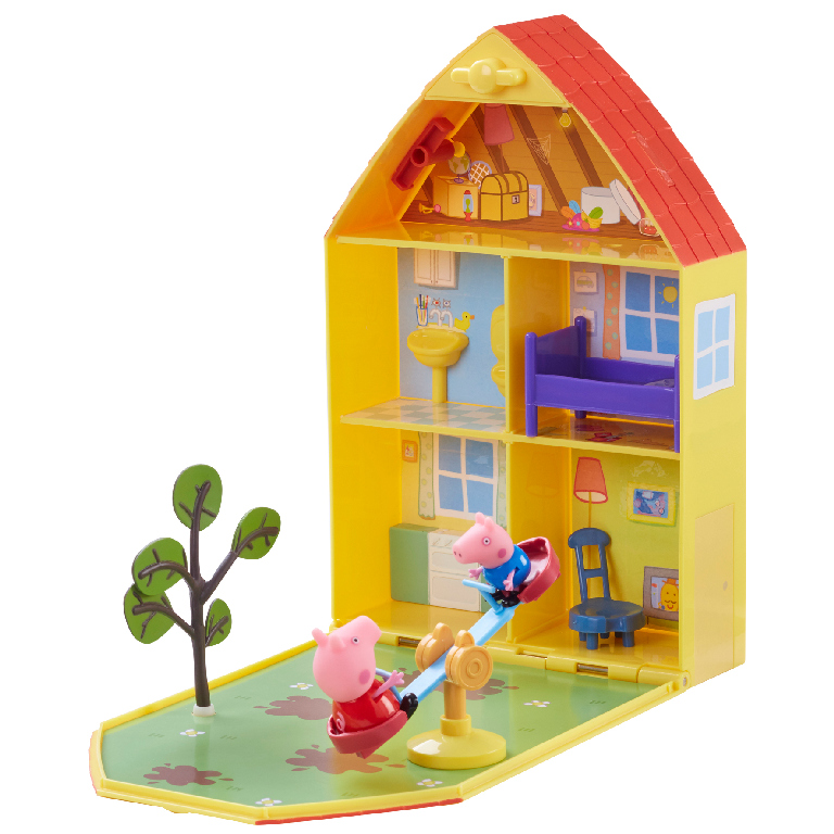 Peppa Pig domeček se zahrádkou, figurkou a příslušenstvím
