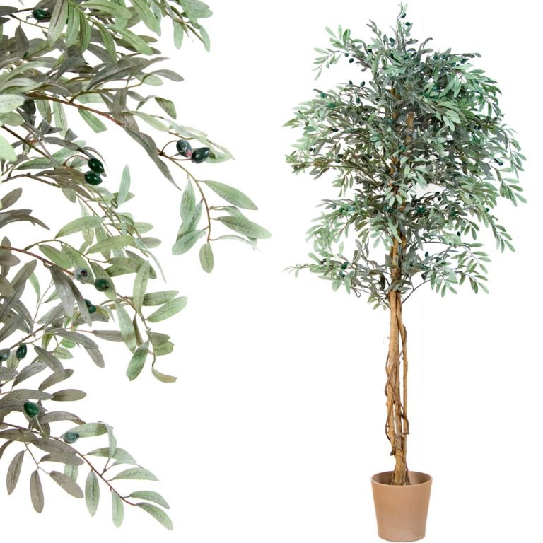 PLANTASIA Umělý strom olivovník, 190 cm
