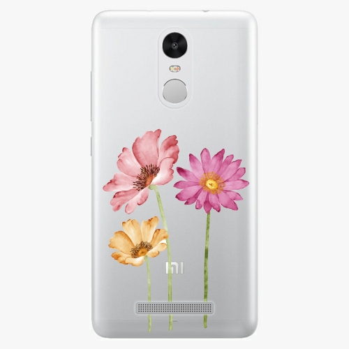 Plastový kryt iSaprio - Three Flowers - Xiaomi Redmi Note 3 Pro