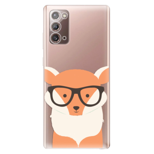 Odolné silikonové pouzdro iSaprio - Orange Fox - Samsung Galaxy Note 20