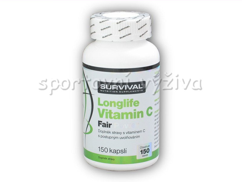 Longlife Vitamin C Fair Power 150 kapslí