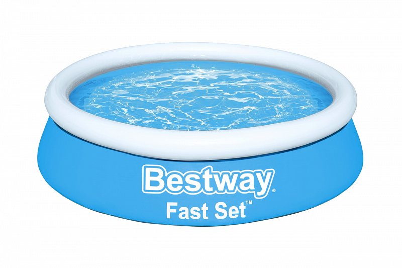 Bestway - nafukovací bazén Fast Set 183 x 51 cm, bez filtrace - modrý 