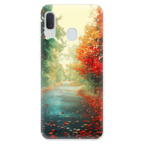 Odolné silikonové pouzdro iSaprio - Autumn 03 - Samsung Galaxy A20e