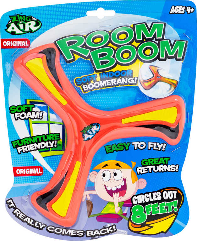 Bumerang 3 ramena soft pěnový Room Boom do vnitřních prostor 2 barvy