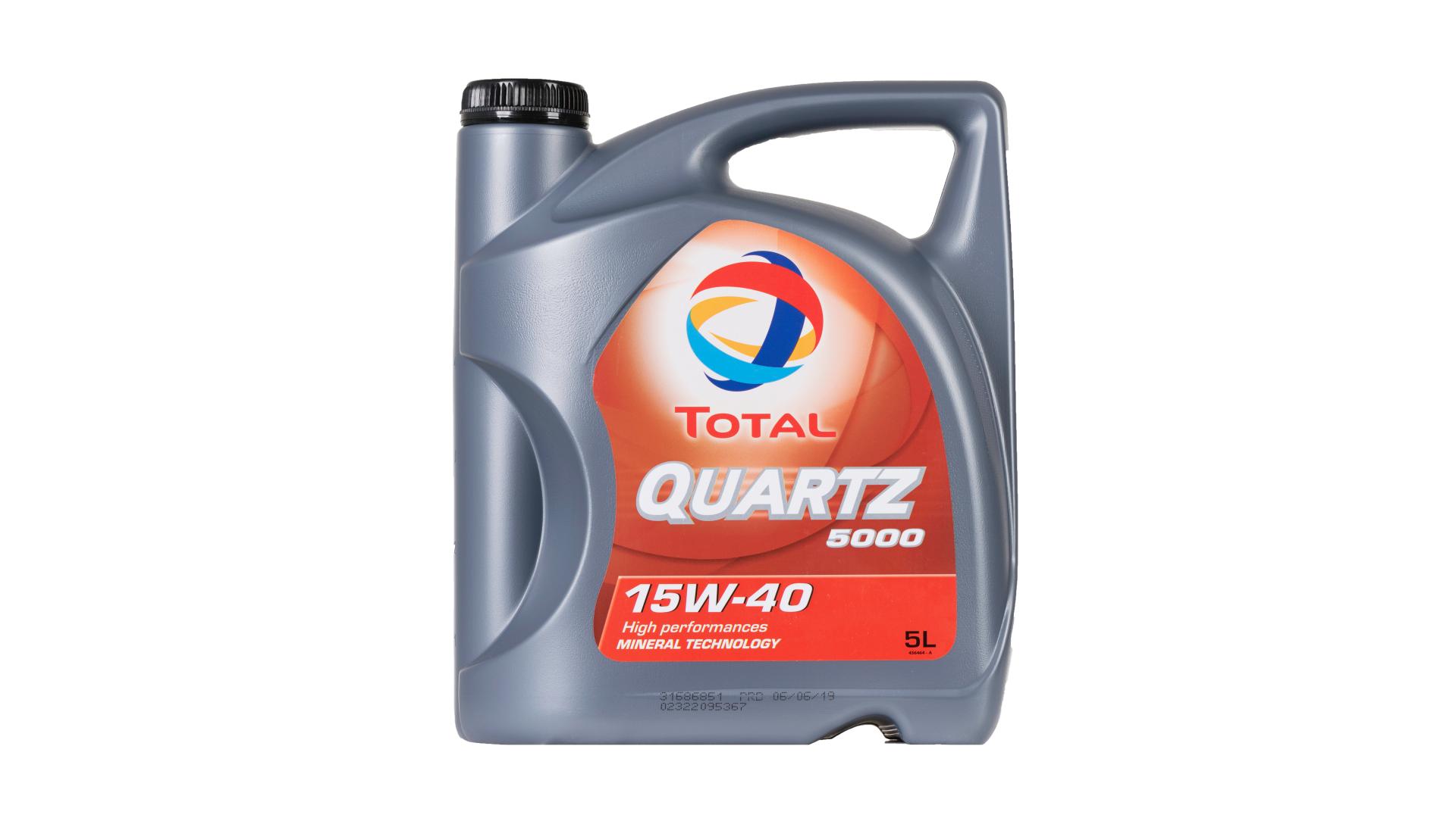 Total 15w-40 Quartz 5000 5L (148645)